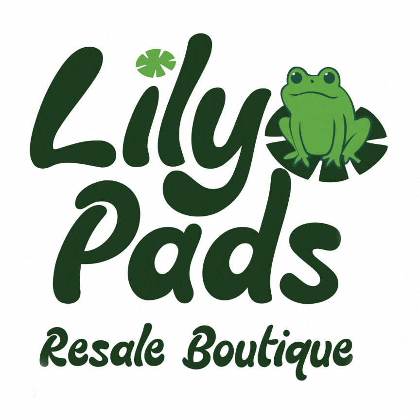 Lily Pads Resale Boutique with frog logo